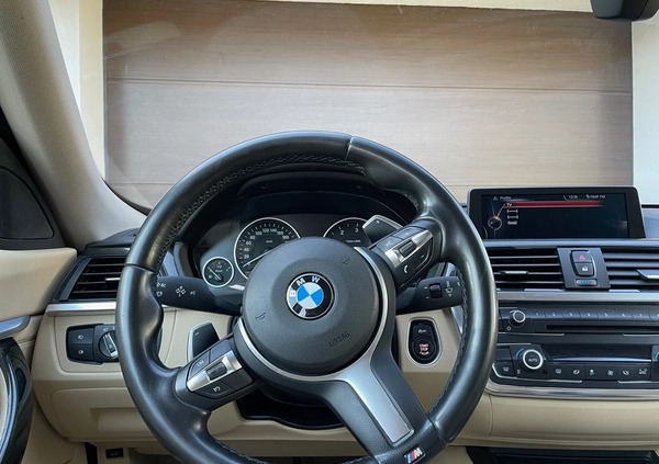 BMW Seria 3 cena 69900 przebieg: 214700, rok produkcji 2015 z Koło małe 106